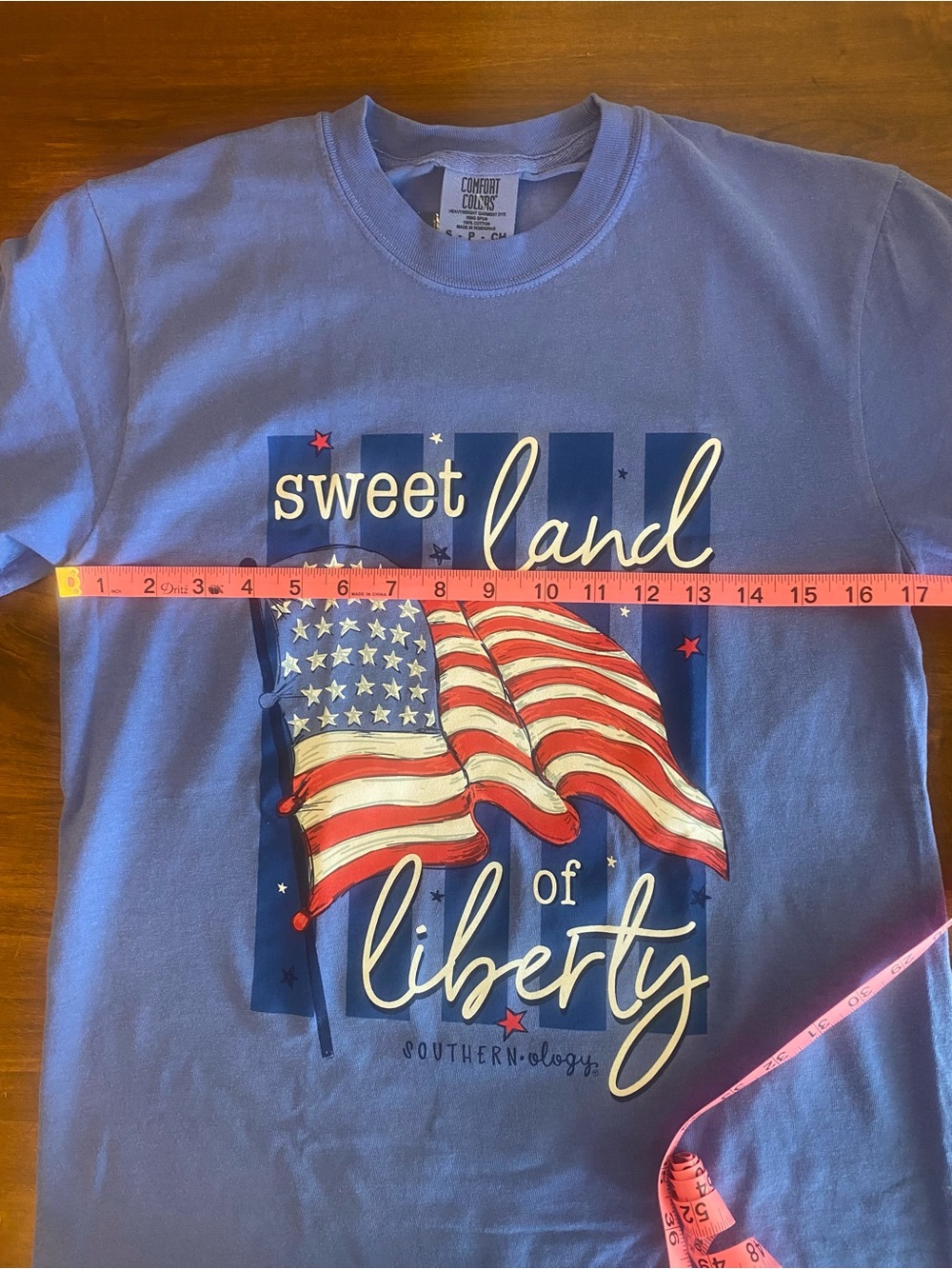 Southernology® Liberty Flag Statement Tee Size Small - Picture 5 of 8